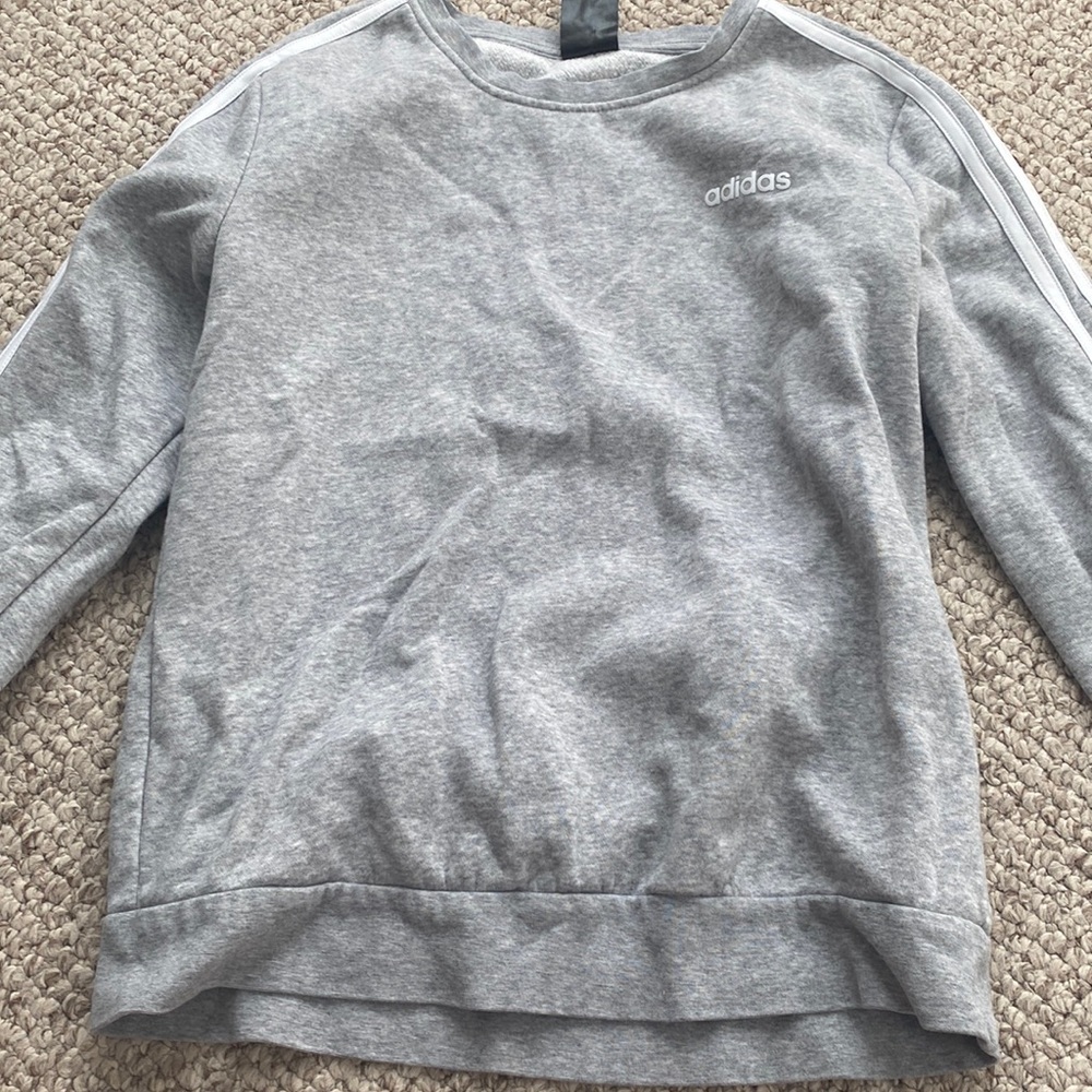 Girls adidas sweatshirt- Grey M